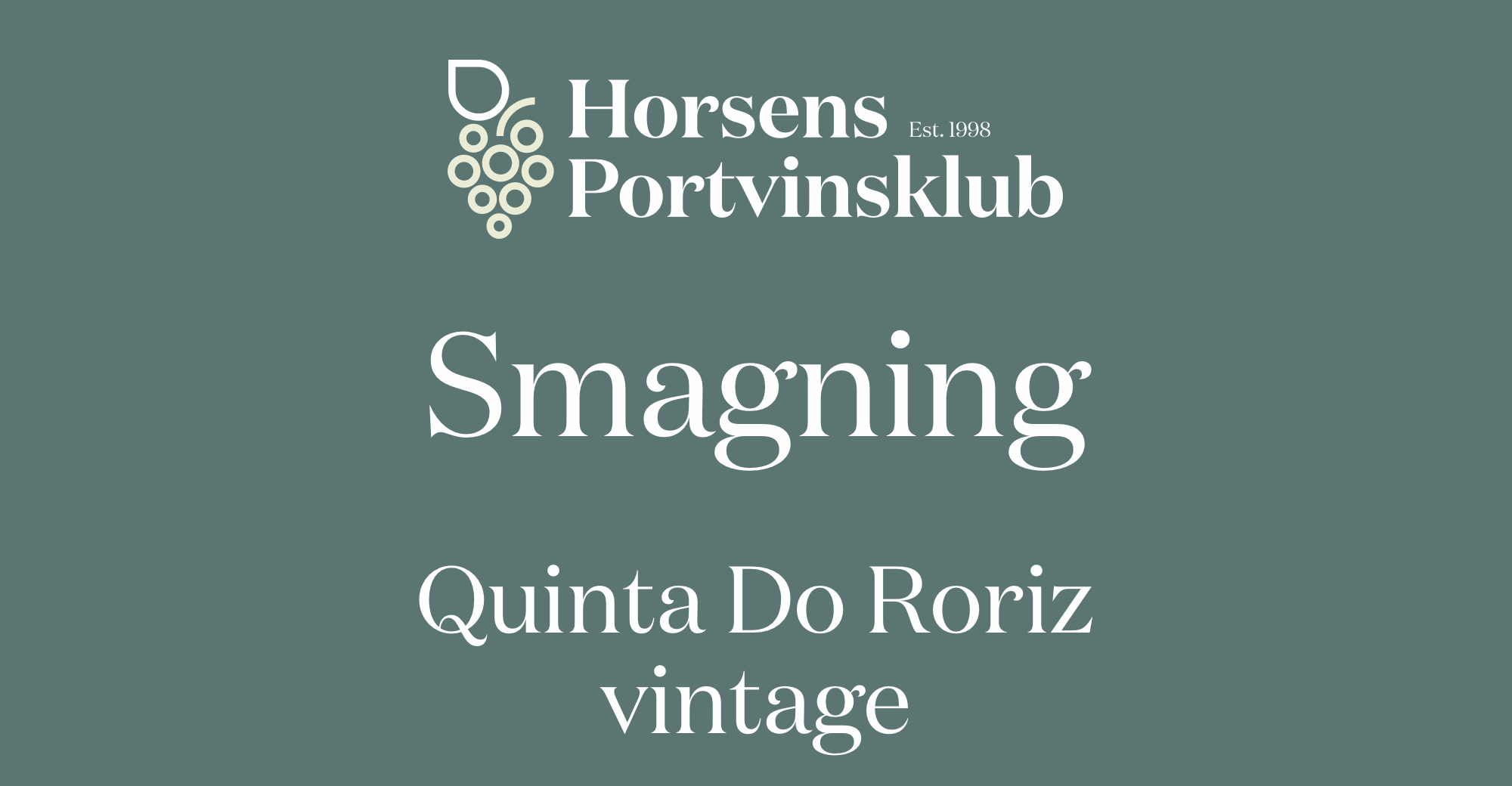 Generalforsamling + Quinta Do Roriz vintage